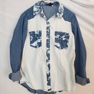 Forever 21 Pearl Snap Shirt